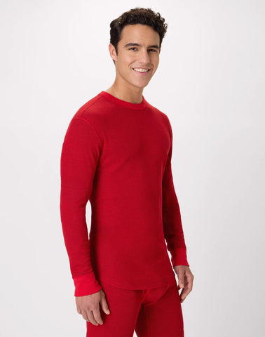 Hanes Men's Long-Sleeve Thermal Shirt, Reversible, Crewneck