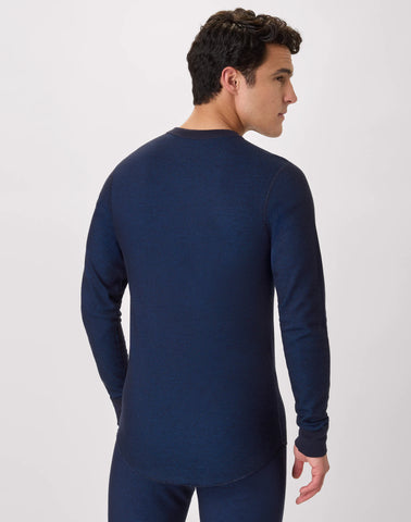 Hanes Men's Long-Sleeve Thermal Shirt, Reversible, Crewneck
