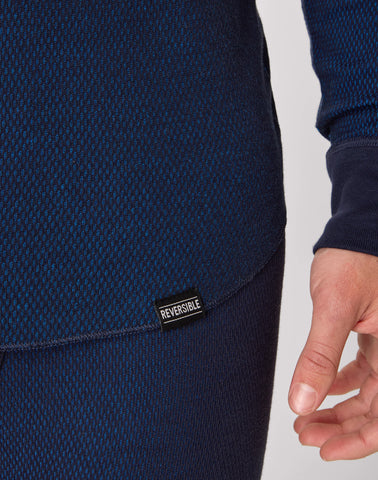 Hanes Men's Long-Sleeve Thermal Shirt, Reversible, Crewneck