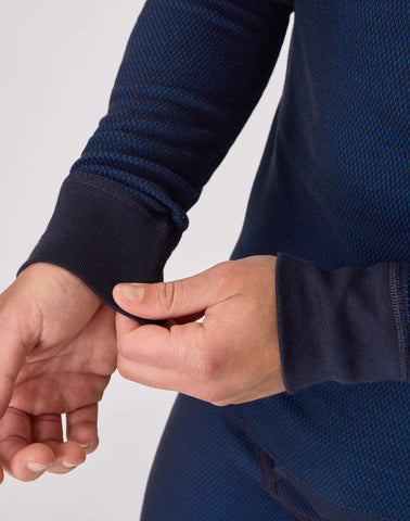 Hanes Men's Long-Sleeve Thermal Shirt, Reversible, Crewneck