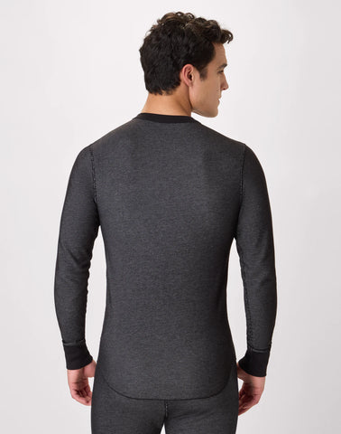 Hanes Men's Long-Sleeve Thermal Shirt, Reversible, Crewneck