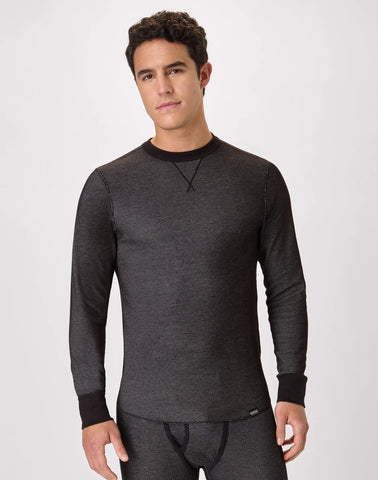 Hanes Men's Long-Sleeve Thermal Shirt, Reversible, Crewneck
