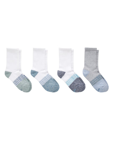 Hanes Absolute Active Boys' Crew Socks, 4-Pack