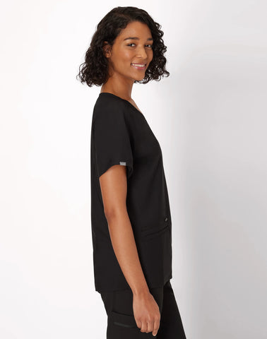 Hanes Premium Scrubs Women's 3-Pocket Scrub Top