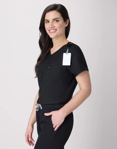 Hanes Premium Scrubs Women's 1-Pocket Scrub Top