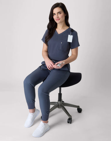 Hanes Premium Scrubs Women's 1-Pocket Scrub Top