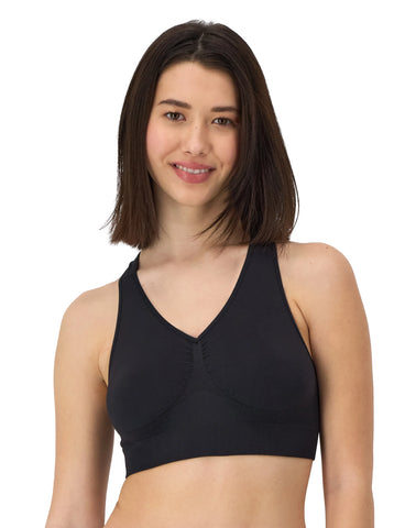 Hanes Women's Seamless Racerback Bra, 2-Pack