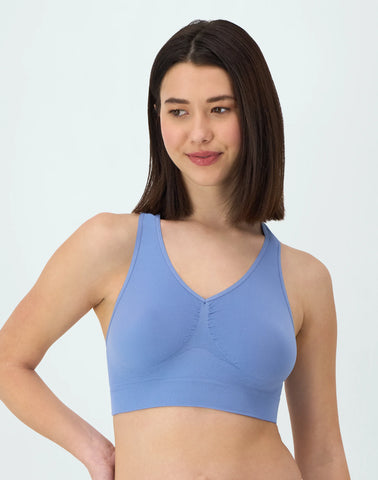 Hanes Women's Seamless Racerback Bra, 2-Pack