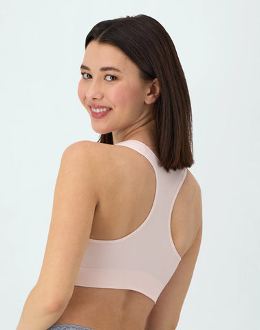 Hanes Women's Seamless Racerback Bra, 2-Pack