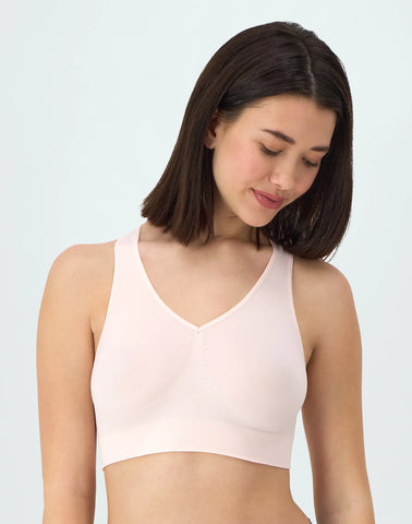 Hanes Women's Seamless Racerback Bra, 2-Pack