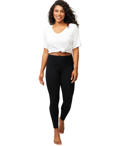 Hanes EcoSmart Women's High-Waisted Leggings with Shaping