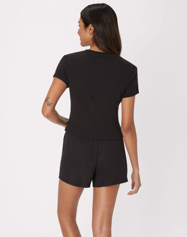 Originals 2-Piece Lounge Set, SuperSoft Cropped Baby Doll Tee & Sleep Shorts Loungewear Set