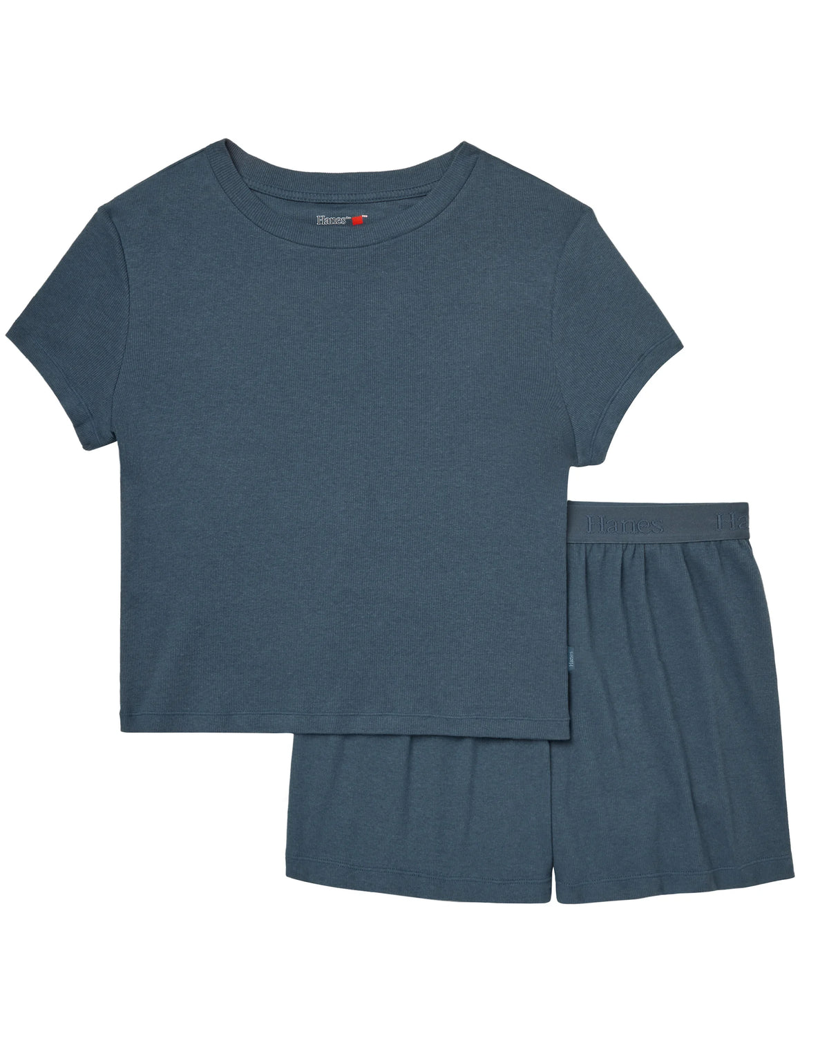 Originals 2-Piece Lounge Set, SuperSoft Cropped Baby Doll Tee & Sleep Shorts Loungewear Set