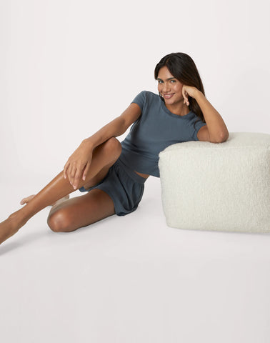 Originals 2-Piece Lounge Set, SuperSoft Cropped Baby Doll Tee & Sleep Shorts Loungewear Set