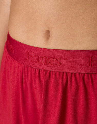 Hanes Originals Women's SuperSoft Comfywear Sleep Shorts, 3.25