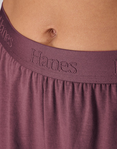 Hanes Originals Women's SuperSoft Comfywear Sleep Shorts, 3.25