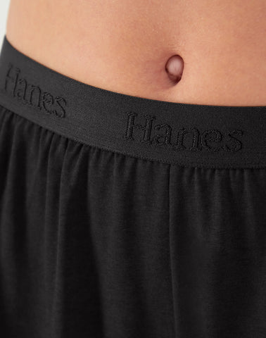 Hanes Originals Women's SuperSoft Comfywear Sleep Shorts, 3.25