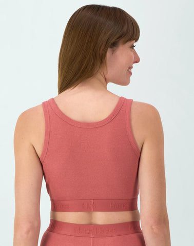 Hanes Originals Women's SuperSoft Comfywear Rib Banded Crop Top