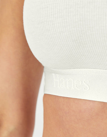 Hanes Originals Women's SuperSoft Comfywear Rib Banded Crop Top