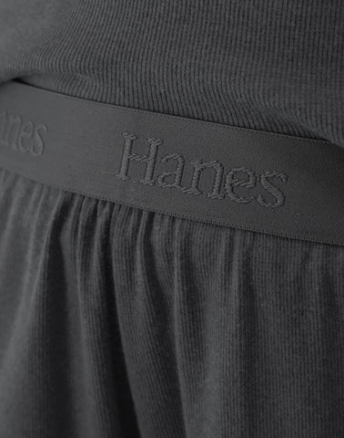Hanes Originals Women’s SuperSoft Comfywear Rib Sleep Shorts