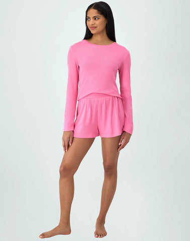 Hanes Originals Women’s SuperSoft Comfywear Rib Sleep Shorts