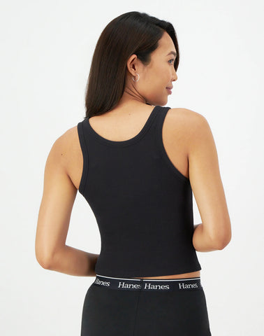 Hanes Originals Comfywear Women's Rib Crop Tank