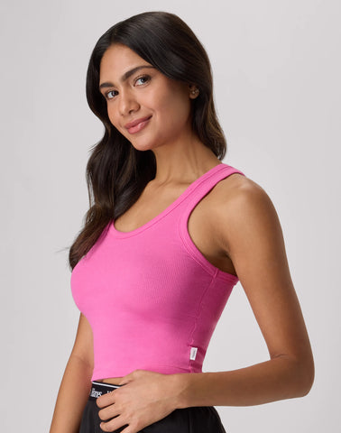 Hanes Originals Comfywear Women's Rib Crop Tank