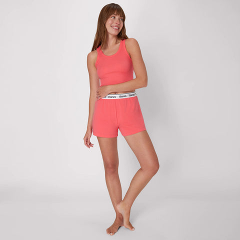 Hanes Originals Comfywear Women's Rib Crop Tank