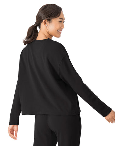 Hanes Originals Comfywear Women's French Terry Crewneck Pullover