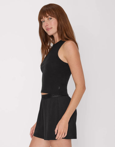 Hanes Originals Women's Supersoft Comfywear Rib Racerback Crop Tank