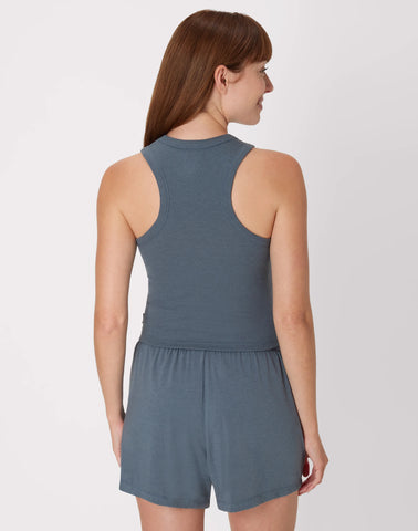 Hanes Originals Women's Supersoft Comfywear Rib Racerback Crop Tank