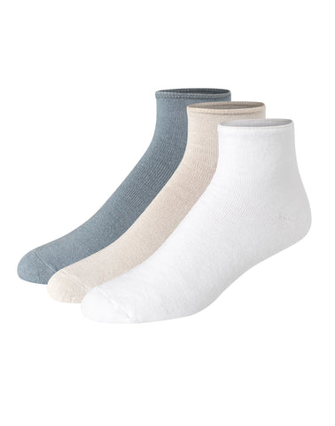 Hanes Originals Men’s SuperSoft Ankle Socks, 3-Pairs