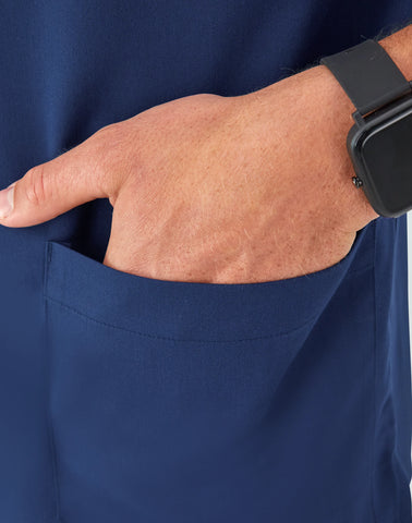 Hanes Comfort Fit Scrubs Men's V-Neck Scrub Top