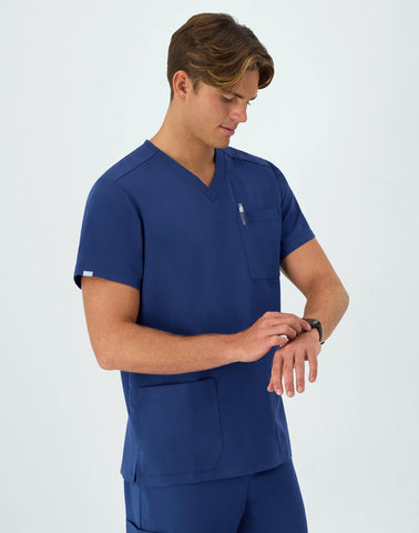 Hanes Comfort Fit Scrubs Men's V-Neck Scrub Top