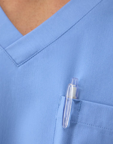 Hanes Comfort Fit Scrubs Men's V-Neck Scrub Top