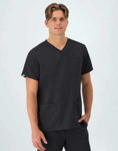 Hanes Comfort Fit Scrubs Men's V-Neck Scrub Top