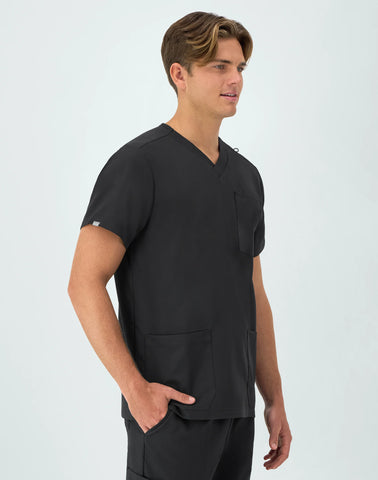 Hanes Comfort Fit Scrubs Men's V-Neck Scrub Top