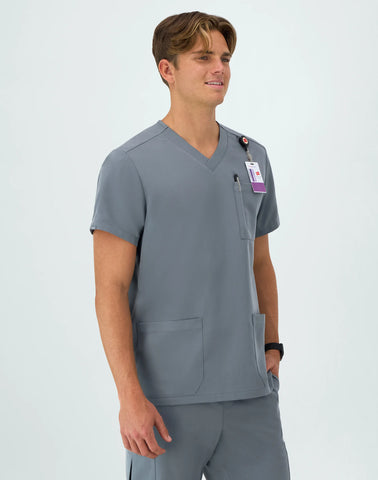 Hanes Comfort Fit Scrubs Men's V-Neck Scrub Top