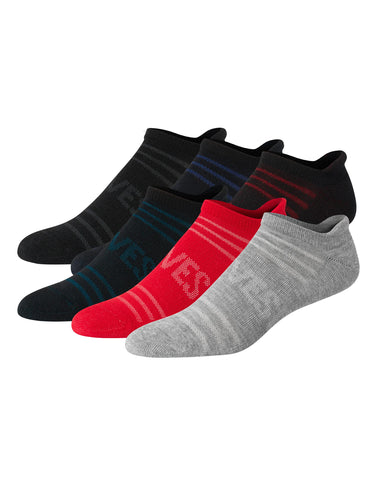 Hanes Moves Breathable Mesh Men’s Heel Shield Socks, Shoe Sizes 6-12, 6-Pairs