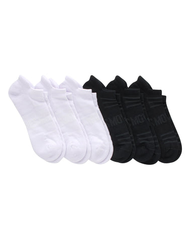Hanes Moves Breathable Mesh Men’s Heel Shield Socks, Shoe Sizes 6-12, 6-Pairs