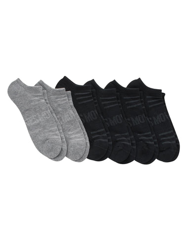 Hanes Moves Breathable Mesh Men’s No Show Socks, Shoe Sizes 6-12, 6-Pairs