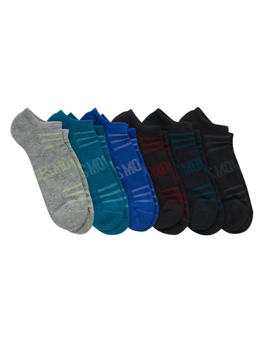 Hanes Moves Breathable Mesh Men’s No Show Socks, Shoe Sizes 6-12, 6-Pairs