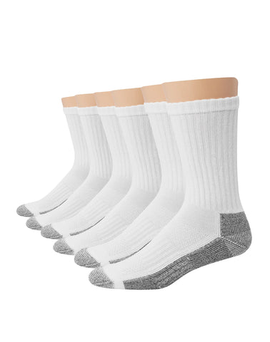 Hanes Men's Big & Tall Work Crew Socks, 6-Pairs
