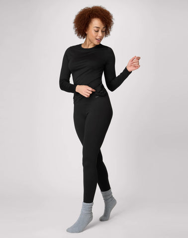 Hanes Women's Baselayer Leggings, Moisture-Wicking