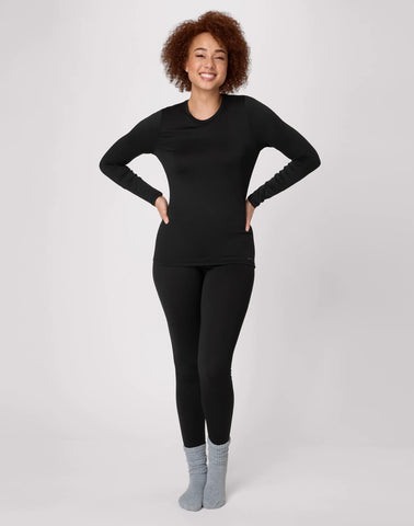 Hanes Women's Long-Sleeve Baselayer Tee, Crewneck