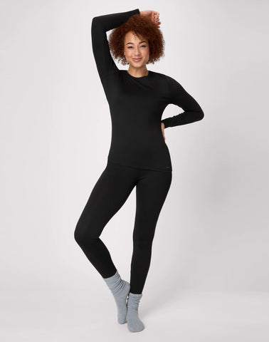 Hanes Women's Long-Sleeve Baselayer Tee, Crewneck