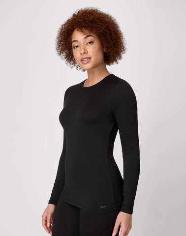 Hanes Women's Long-Sleeve Baselayer Tee, Crewneck