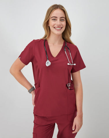 Hanes Comfort Fit Scrubs Women's Scrub Top