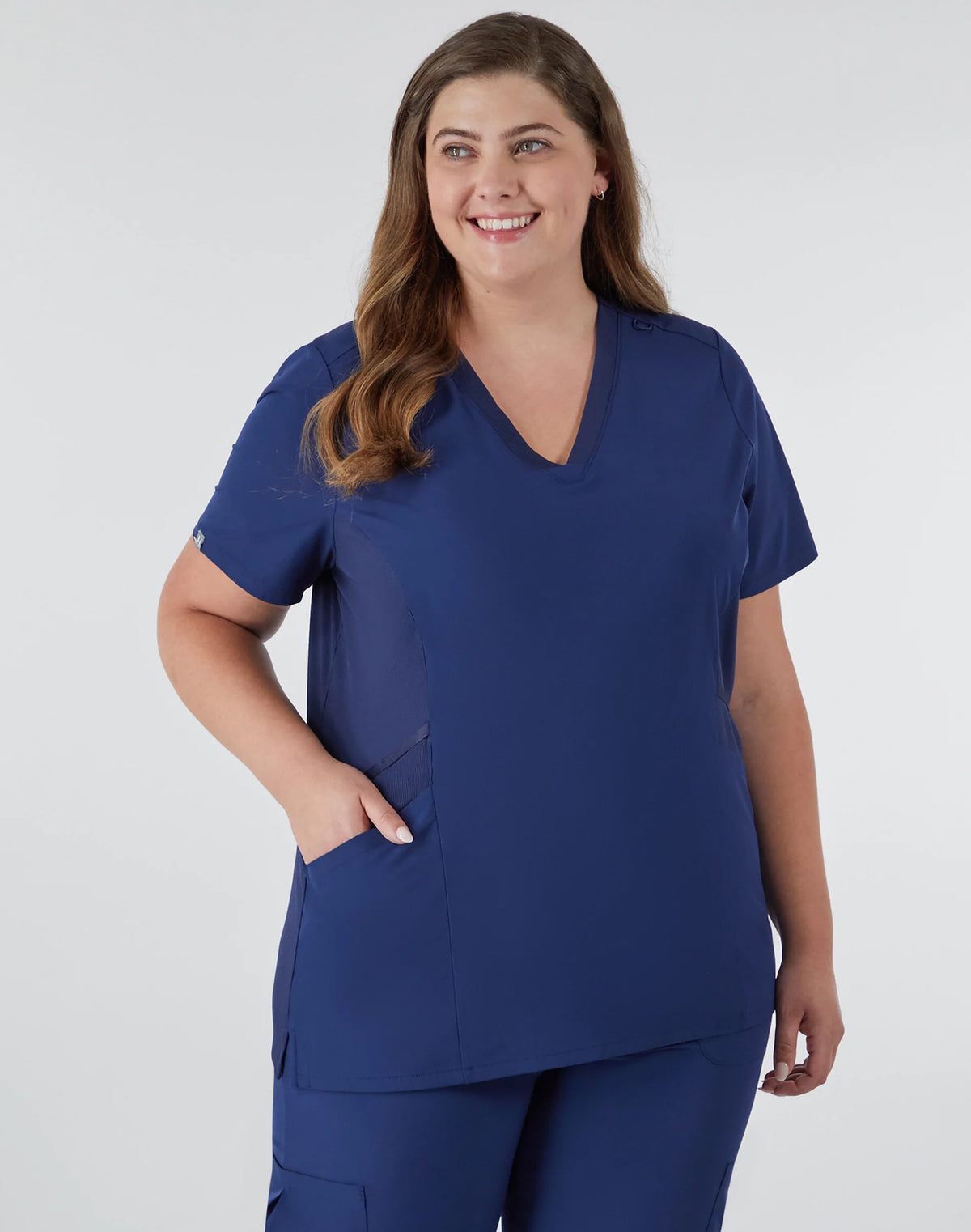 Hanes Comfort Fit Scrubs Women's Scrub Top