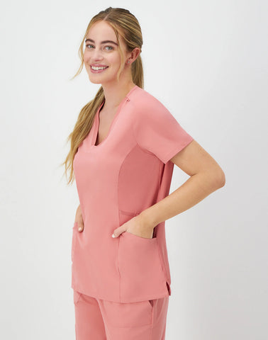 Hanes Comfort Fit Scrubs Women's Scrub Top